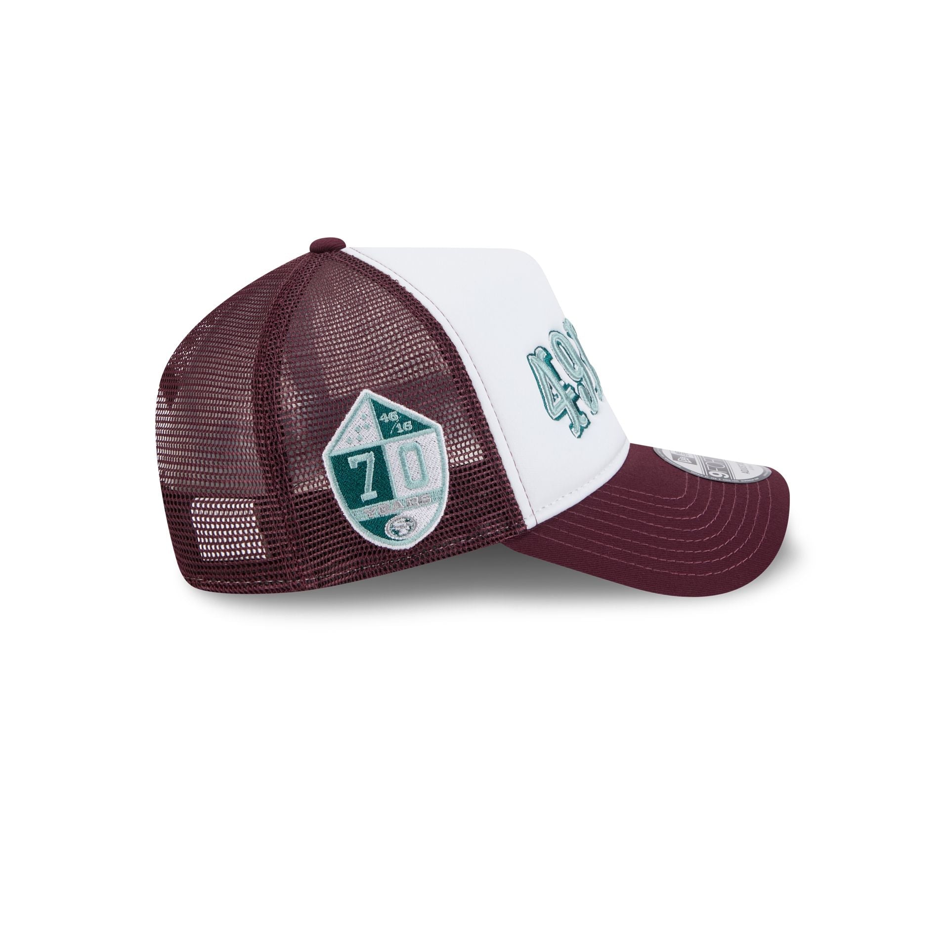San Francisco 49ers Optic White 9FORTY A-Frame Snapback Hat