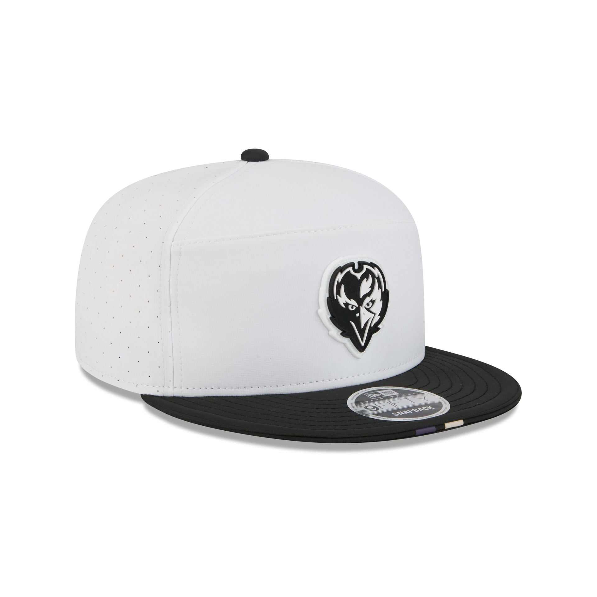 Baltimore Ravens 2025 Training Split Panel 9FIFTY Snapback Hat