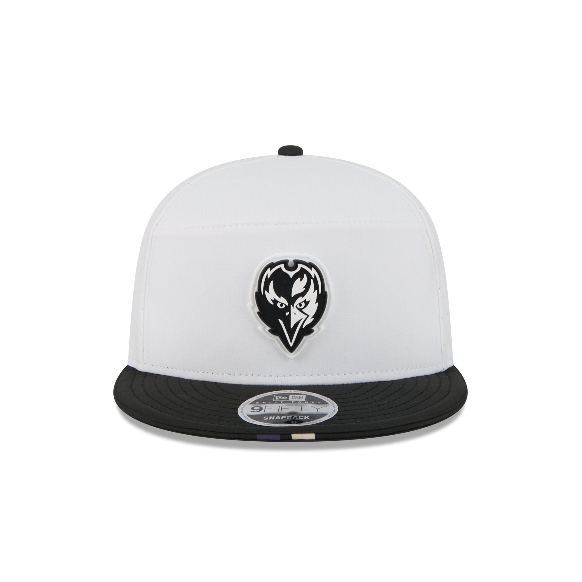 Baltimore Ravens 2025 Training Split Panel 9FIFTY Snapback Hat