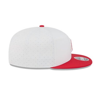 Kansas City Chiefs 2025 Training Split Panel 9FIFTY Snapback Hat