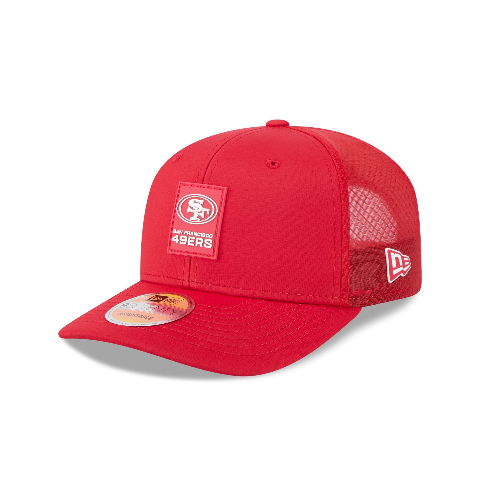 San Francisco 49ers 2025 Sideline Hot Weather 9SEVENTY Trucker Hat