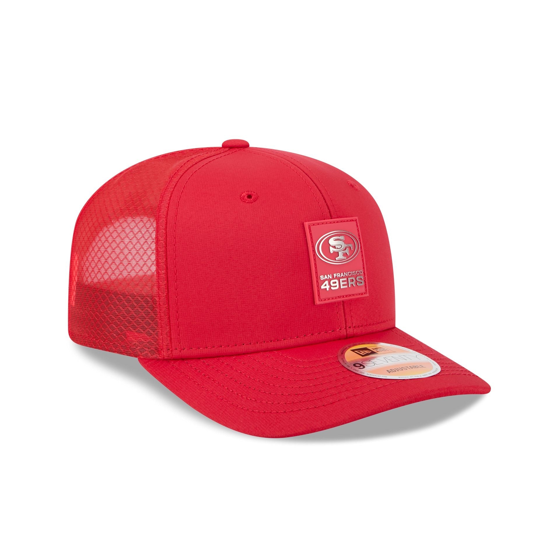 San Francisco 49ers 2025 Sideline Hot Weather 9SEVENTY Trucker Hat