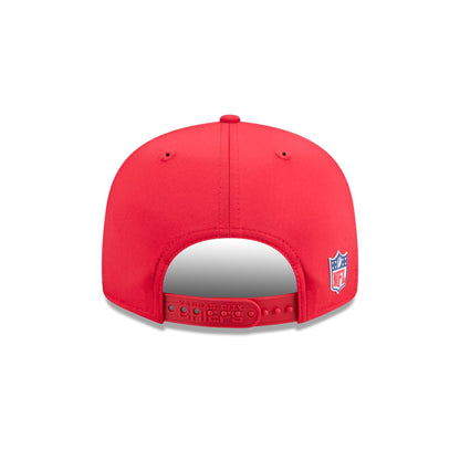 Kansas City Chiefs 2025 Sideline Hot Weather Split Panel 9FIFTY Snapback Hat