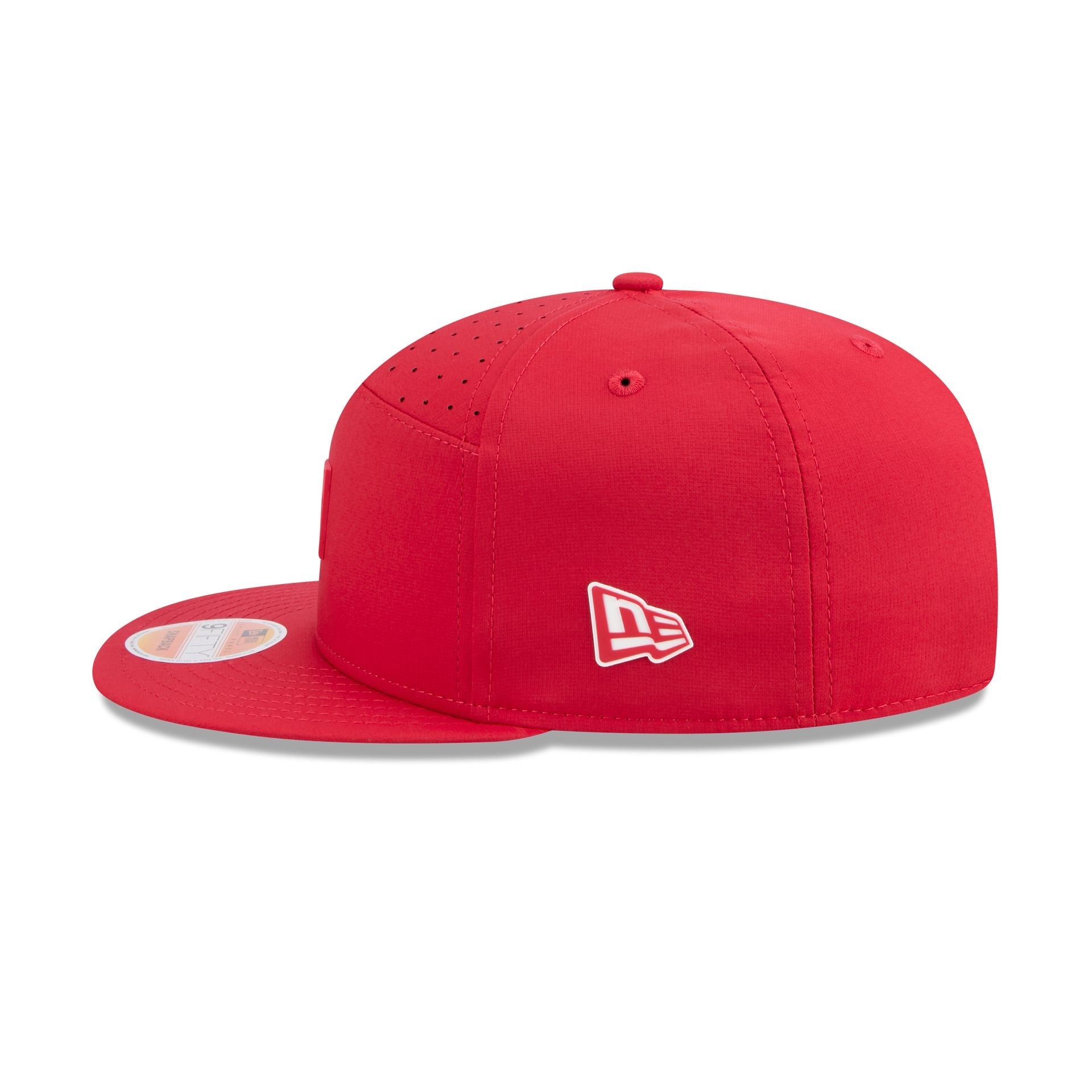 San Francisco 49ers 2025 Sideline Hot Weather Split Panel 9FIFTY Snapback Hat
