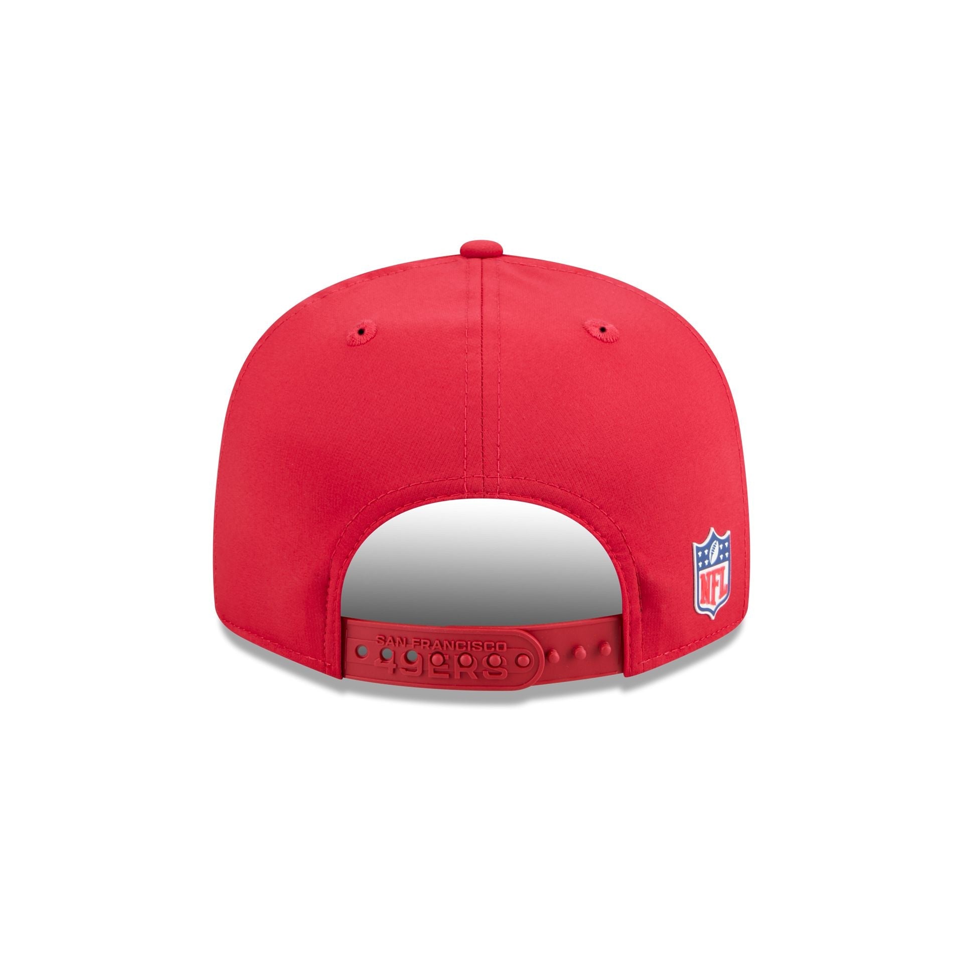 San Francisco 49ers 2025 Sideline Hot Weather Split Panel 9FIFTY Snapback Hat