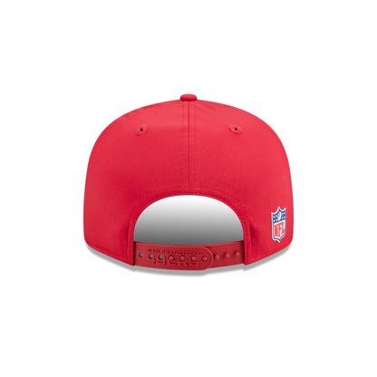 San Francisco 49ers 2025 Sideline Hot Weather Split Panel 9FIFTY Snapback Hat