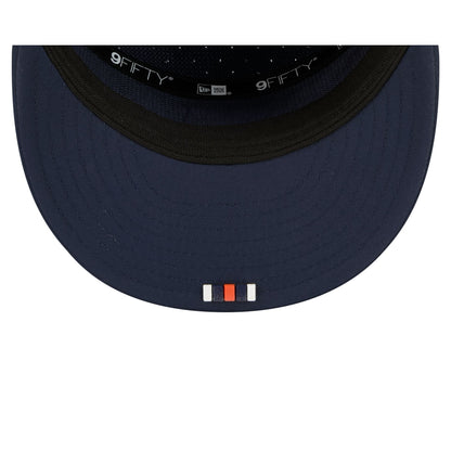 Chicago Bears 2025 Sideline Hot Weather Split Panel 9FIFTY Snapback Hat