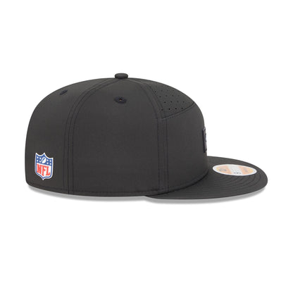 Baltimore Ravens 2025 Sideline Hot Weather Split Panel 9FIFTY Snapback Hat