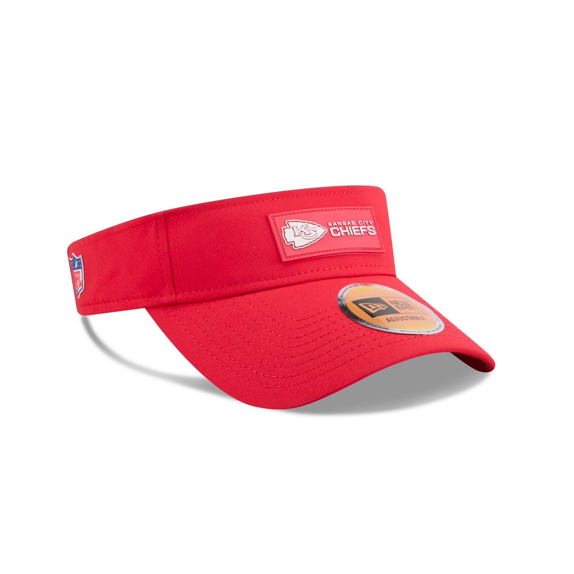 Kansas City Chiefs 2025 Sideline Hot Weather Visor Adjustable Hat