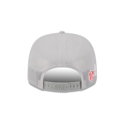 San Francisco 49ers 2025 Sideline Hot Weather Gray 9SEVENTY Trucker Hat
