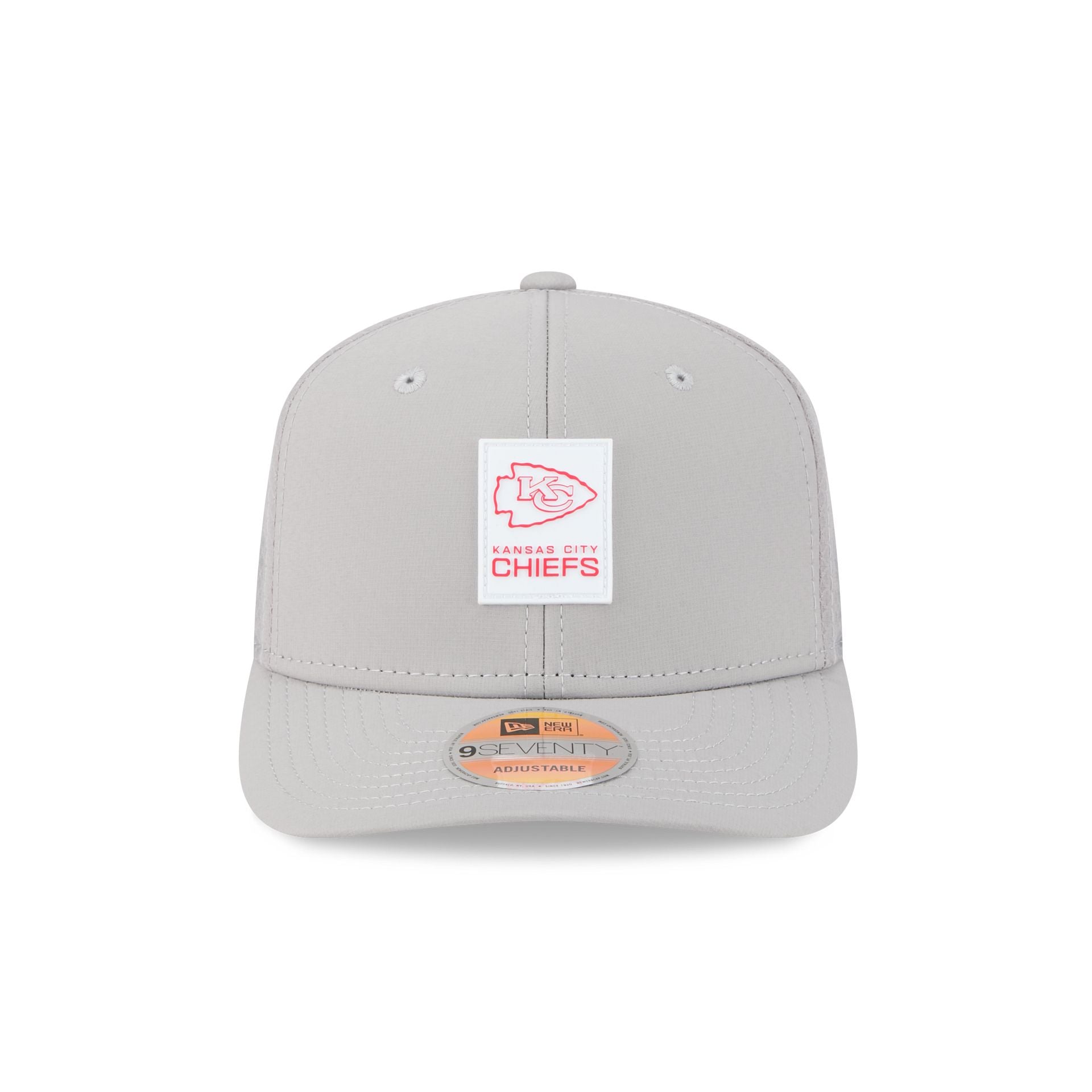 Kansas City Chiefs 2025 Sideline Hot Weather Gray 9SEVENTY Trucker Hat