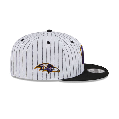 Baltimore Ravens Deceptor Pinstripe 9FIFTY Snapback Hat