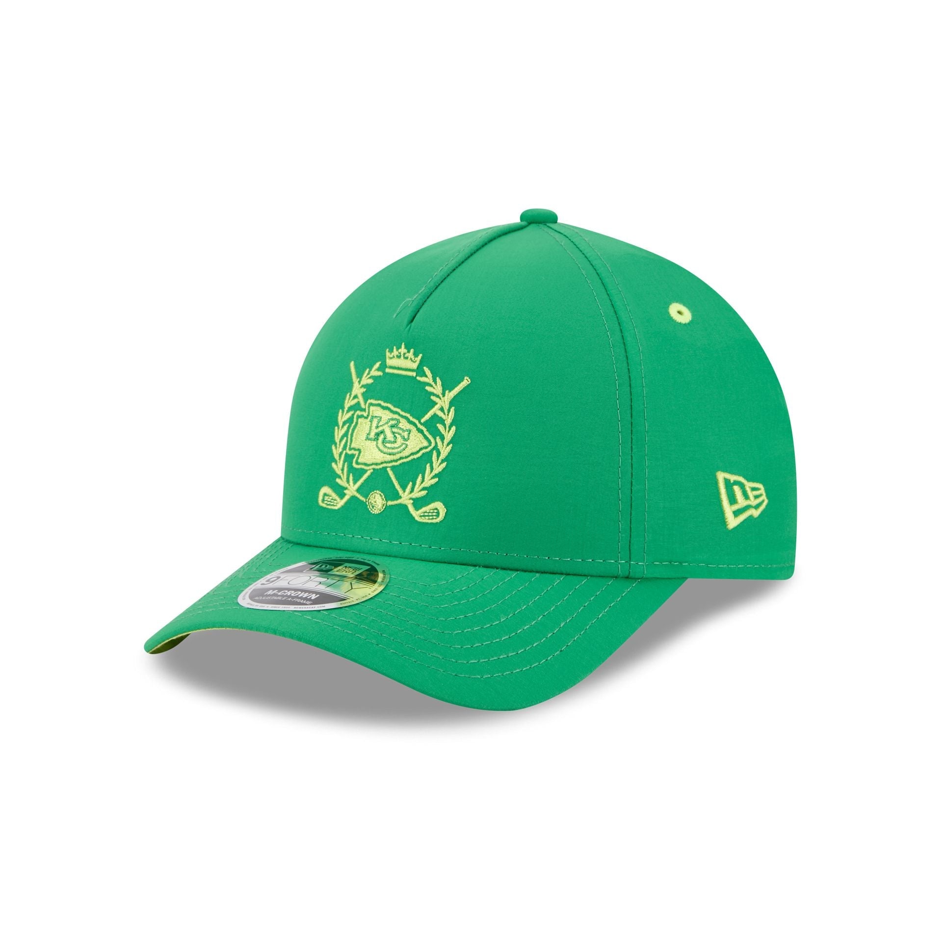 Kansas City Chiefs Tee Time 9FORTY M-Crown A-Frame Snapback Hat