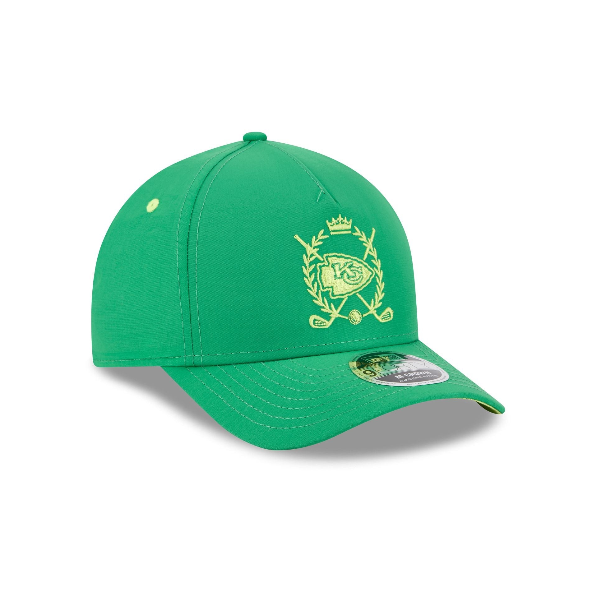 Kansas City Chiefs Tee Time 9FORTY M-Crown A-Frame Snapback Hat