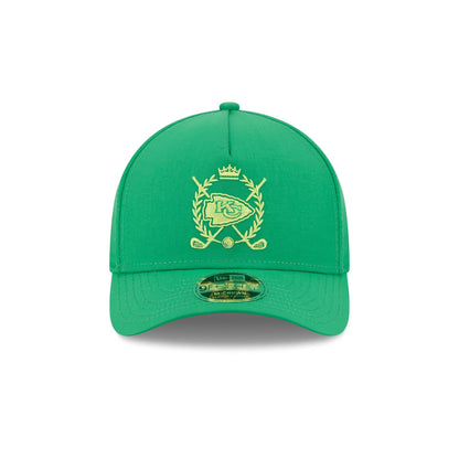 Kansas City Chiefs Tee Time 9FORTY M-Crown A-Frame Snapback Hat
