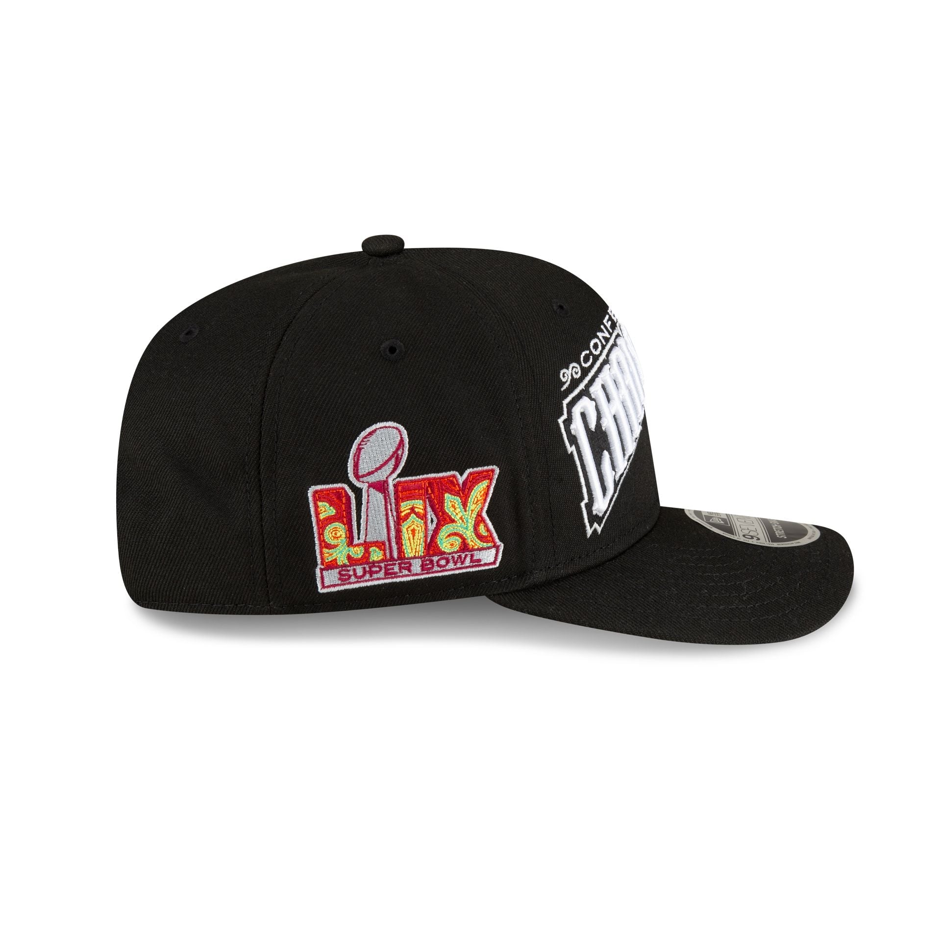 Kansas City Chiefs 2024 Conference Champions Locker Room 9SEVENTY Stretch-Snap Hat