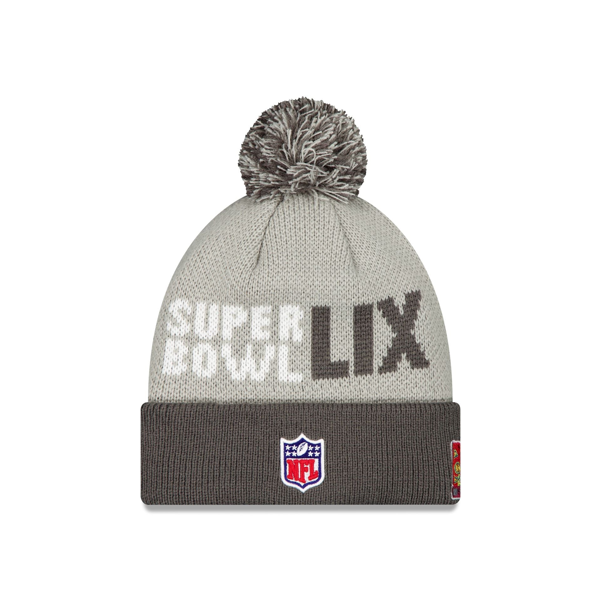 Kansas City Chiefs Super Bowl LIX Sideline Pom Knit Hat