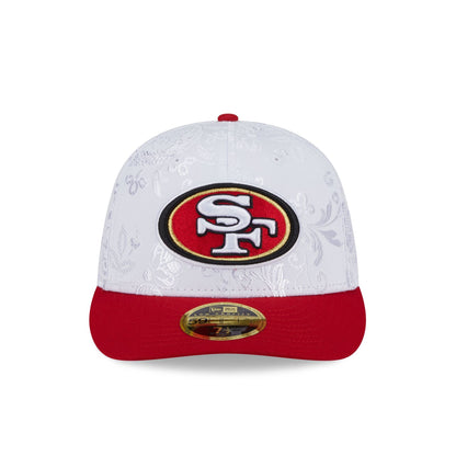 San Francisco 49ers Floral Shine Low Profile 59FIFTY Fitted Hat