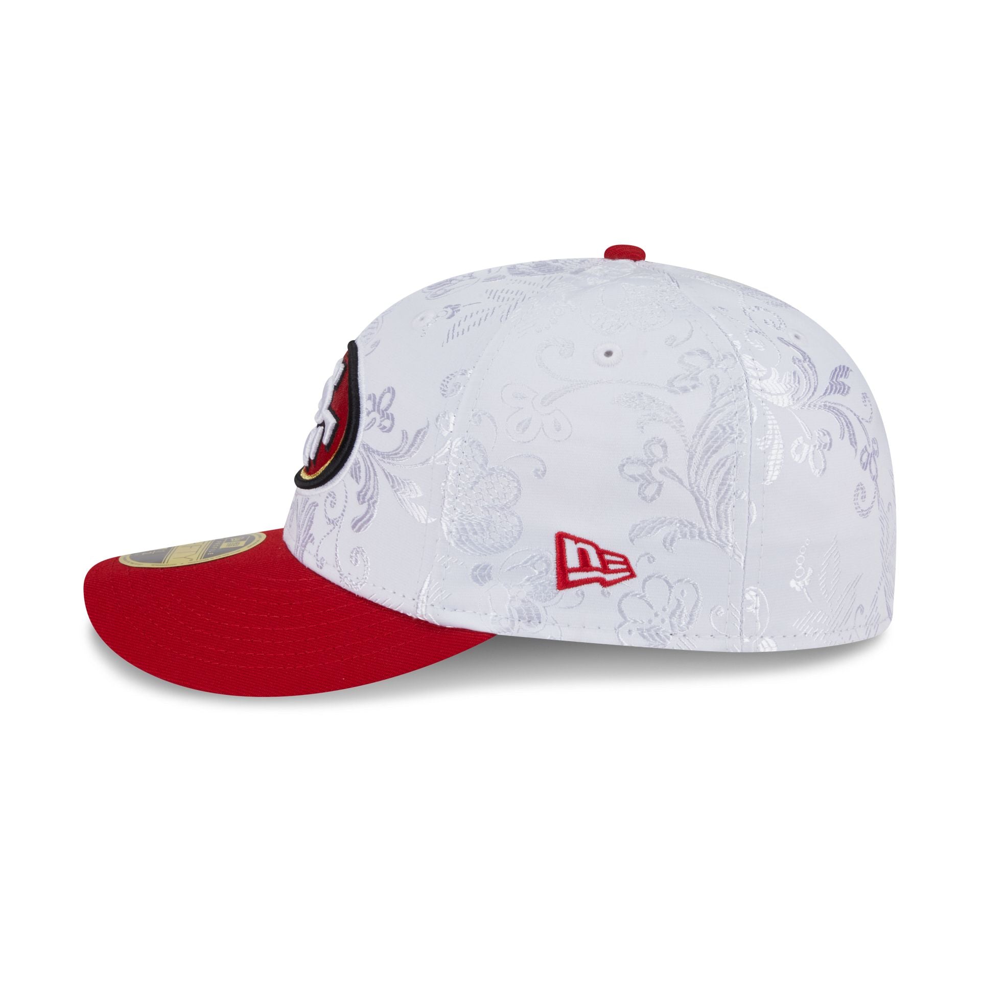 San Francisco 49ers Floral Shine Low Profile 59FIFTY Fitted Hat