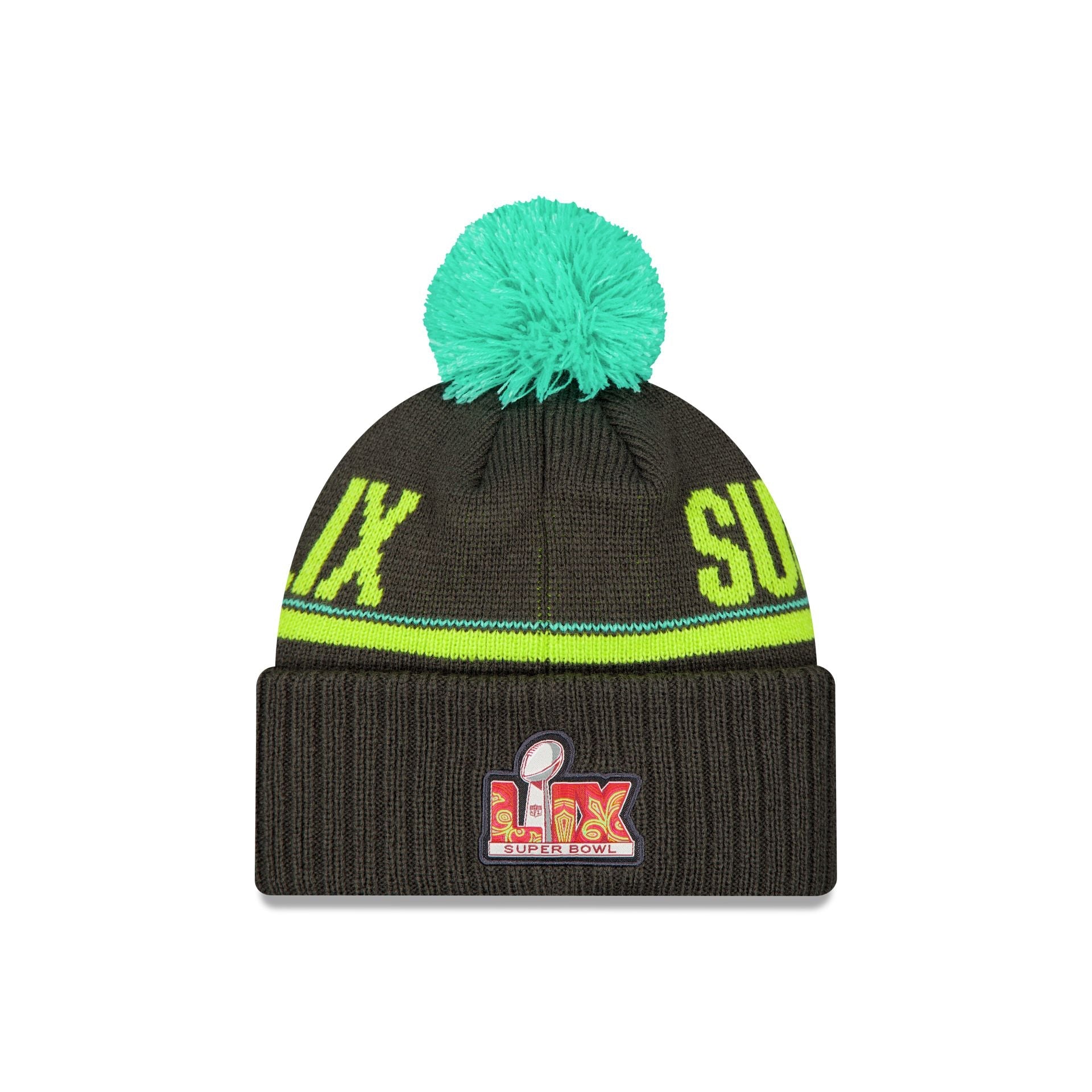 Kansas City Chiefs Super Bowl LIX Participation Pom Knit Hat