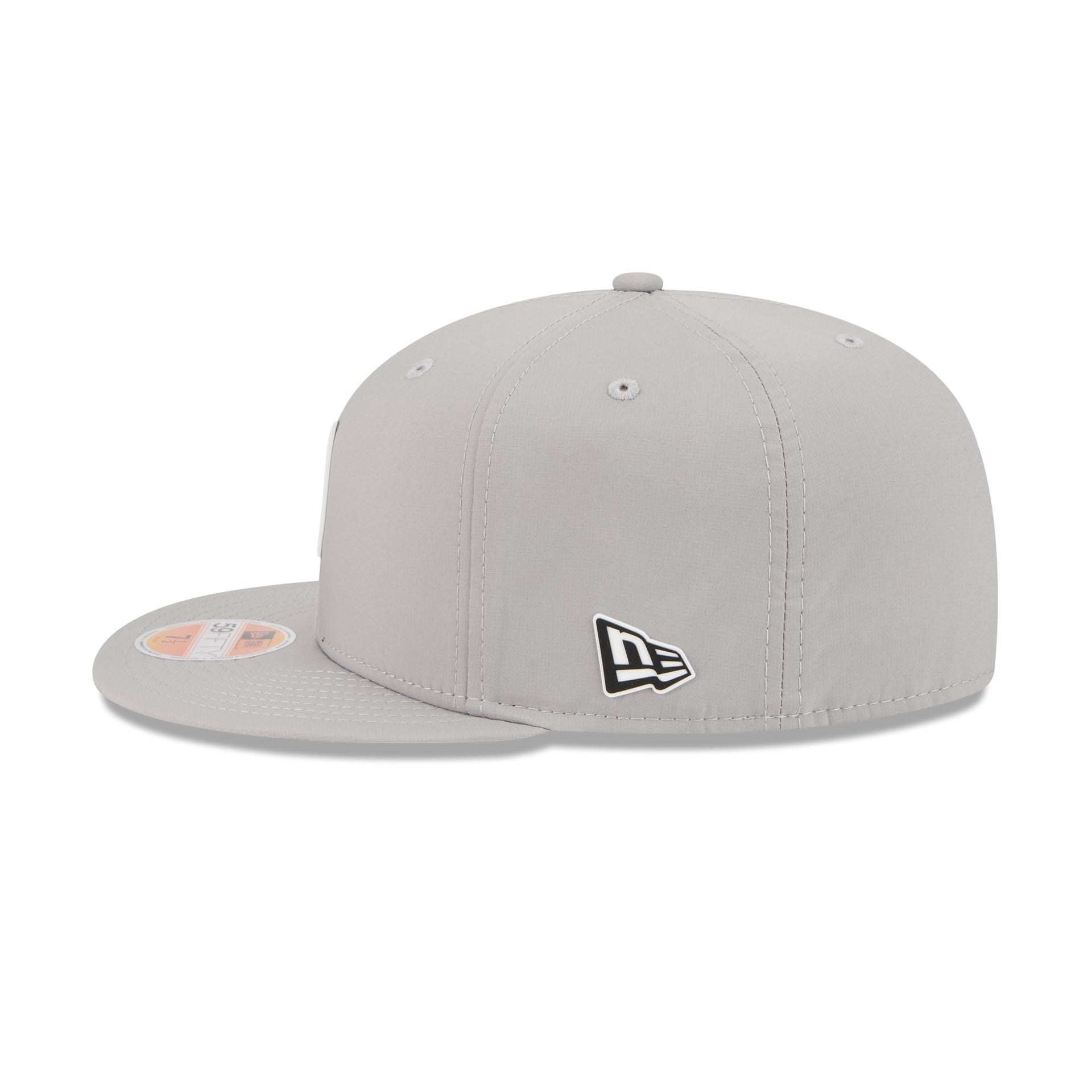 Baltimore Ravens 2025 Sideline Hot Weather Gray 59FIFTY Fitted Hat