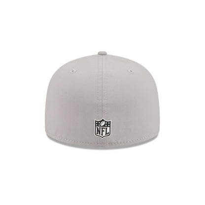 Baltimore Ravens 2025 Sideline Hot Weather Gray 59FIFTY Fitted Hat