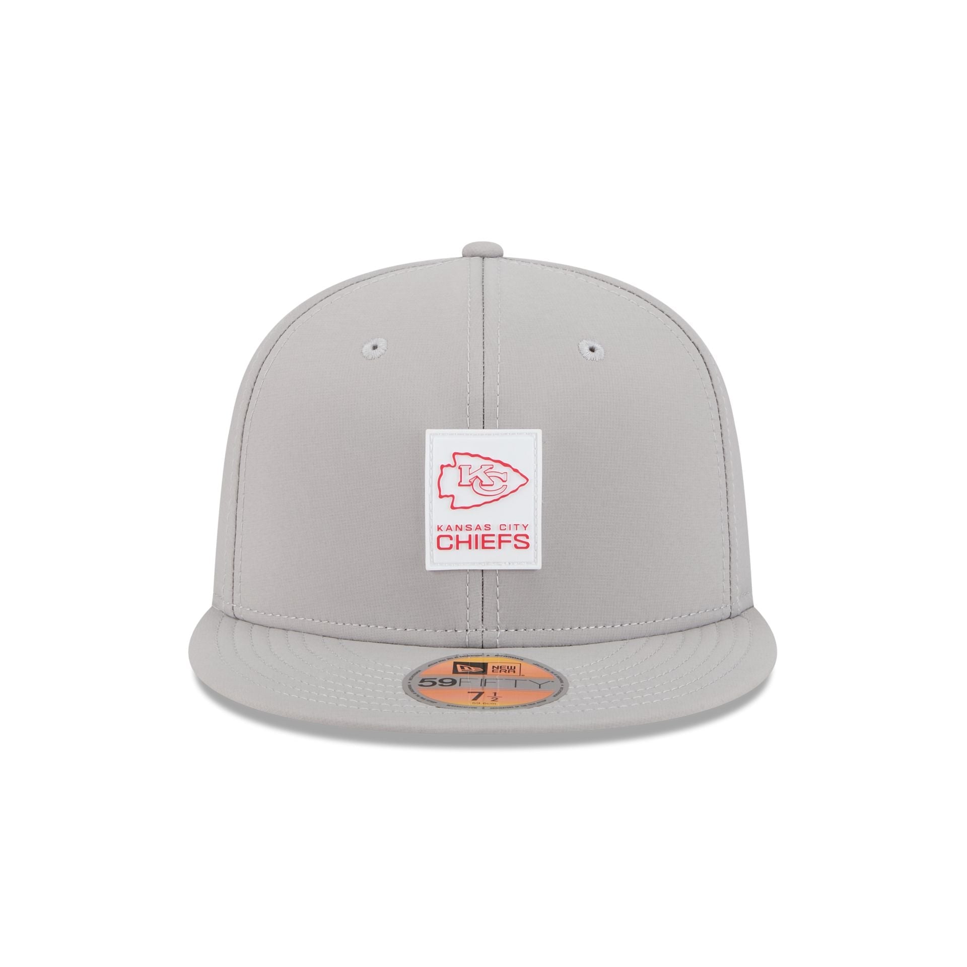 Kansas City Chiefs 2025 Sideline Hot Weather Gray 59FIFTY Fitted Hat