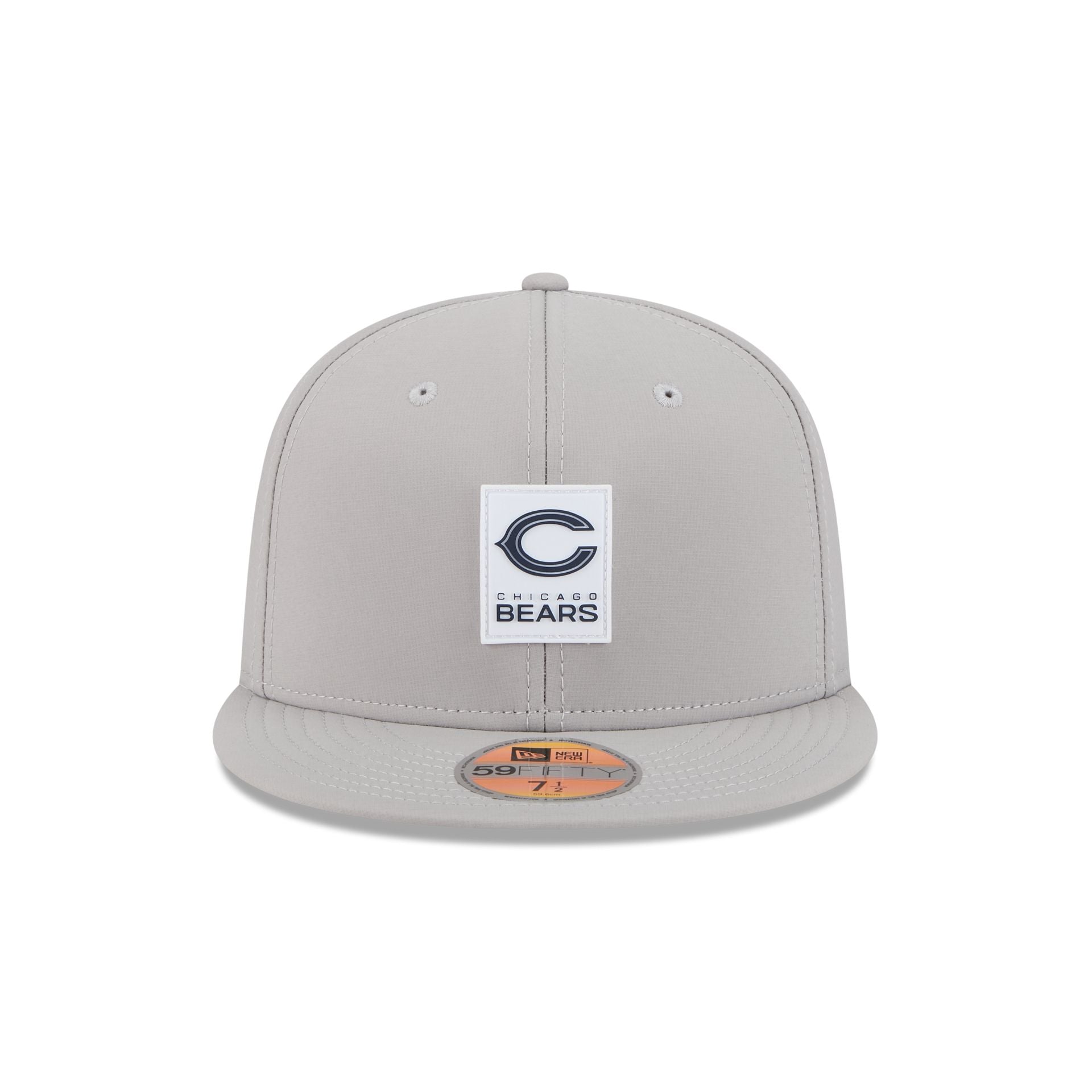 Chicago Bears 2025 Sideline Hot Weather Gray 59FIFTY Fitted Hat