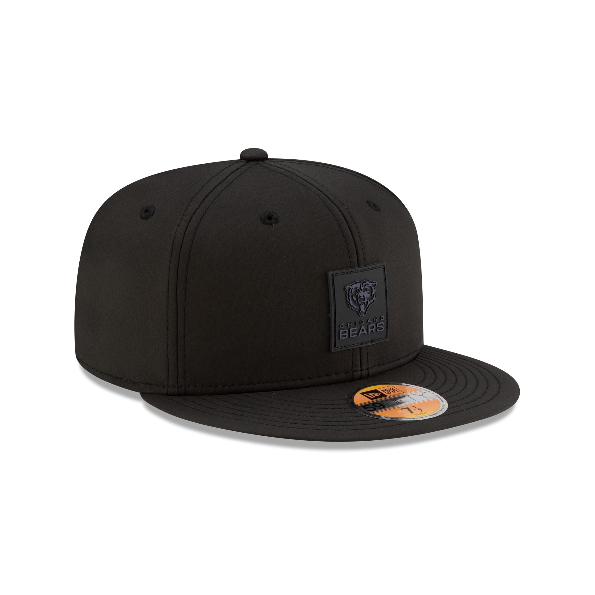 Chicago Bears 2025 Sideline Hot Weather Black 59FIFTY Fitted Hat