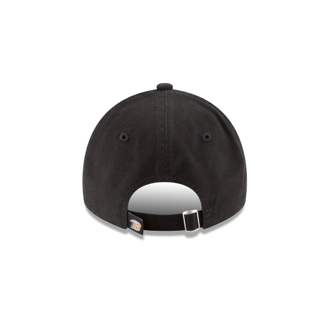 Baltimore Ravens Core Classic Black 9TWENTY Adjustable Hat