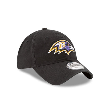 Baltimore Ravens Core Classic Black 9TWENTY Adjustable Hat