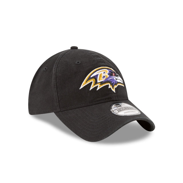 Baltimore Ravens Core Classic Black 9TWENTY Adjustable Hat