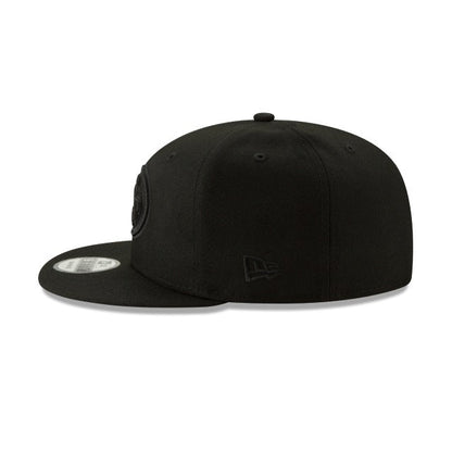 San Francisco 49ers Basic Black On Black 9FIFTY Snapback Hat